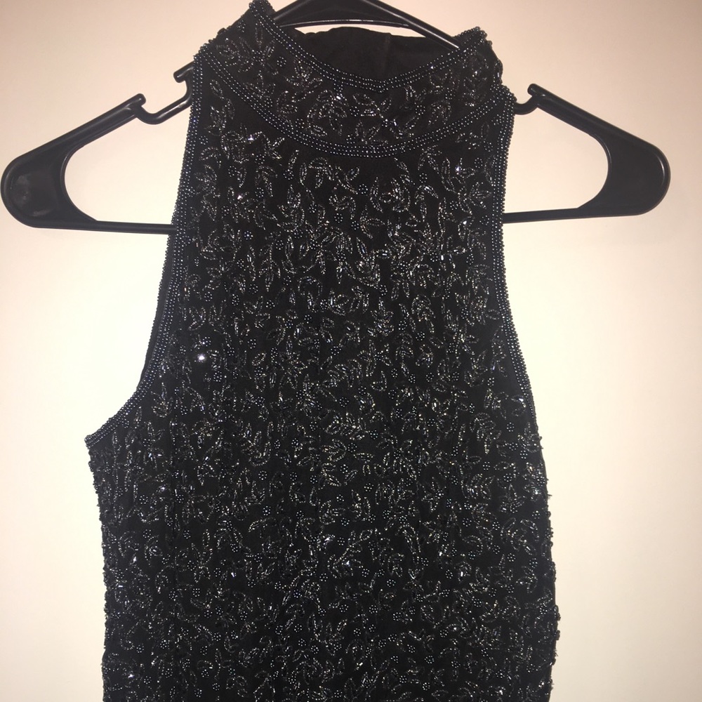 Vintage Beaded Halter Top